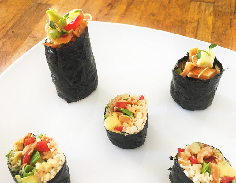Savory Coconut Jerky Sushi Roll